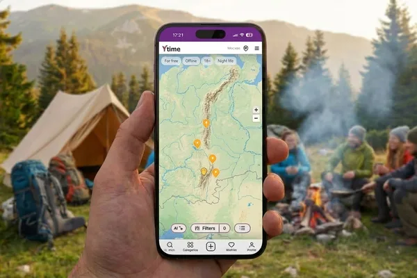 Как Ytime упрощает поиск походов и турслётов в вашем регионе