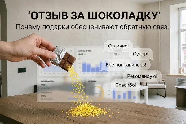 Сбор отзывов на мероприятия: почему подарок за отзыв не работает