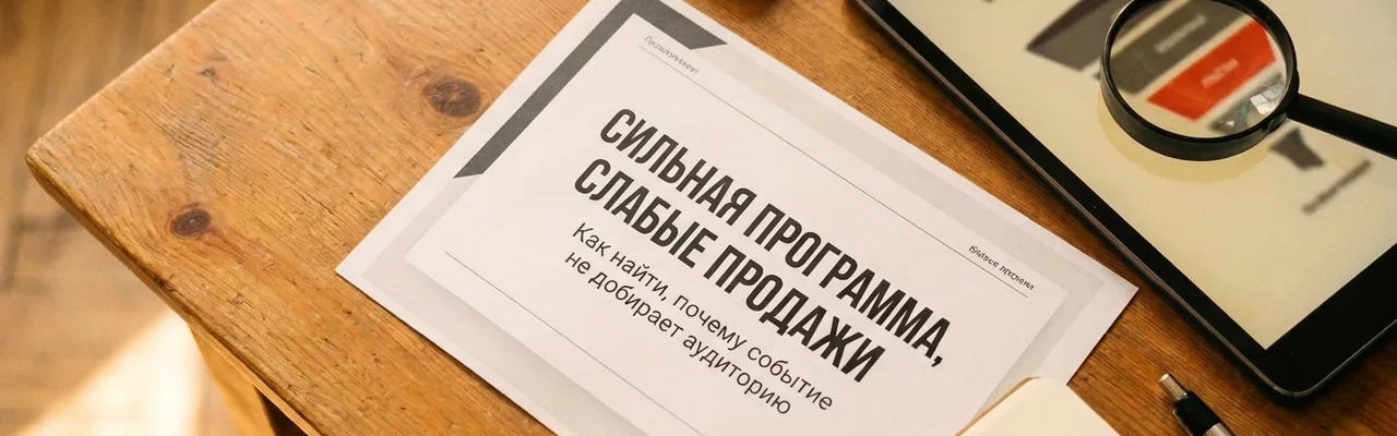 Сильная программа, слабые продажи: как найти причину низкой посадки